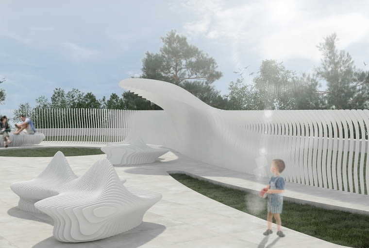 Budynek Miejsko-Gminnej Biblioteki Publicznej w Bełżycach. Proj. GK-Atelier