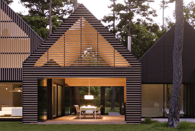 Dom letniskowy pod Bolimowem. Proj. Exterio