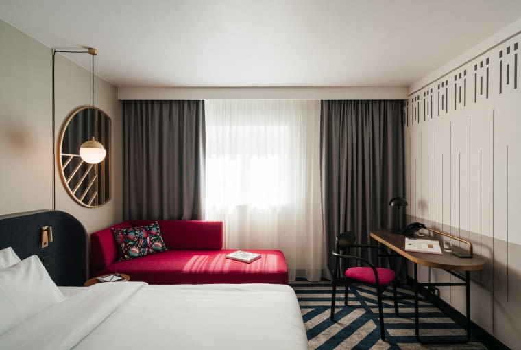 Hotel Mercure Wien City w Wiedniu. Proj. AKA Studio