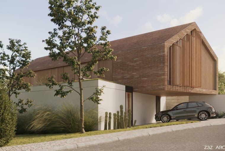 Dom w Zibacie (Meksyk). Proj. Z3Z ARCHITEKCI