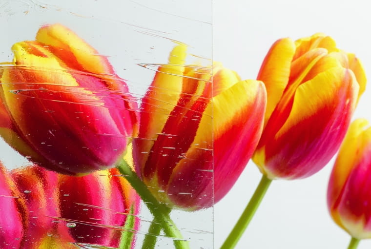 Możliwość zastosowania w oknach szyb o wyraźnie zaznaczonej strukturze zwiększa estetykę okna, a także podnosi poczucie prywatności, rozpraszając widok przez szybę