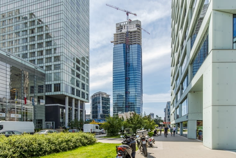 Budowa The Bridge w Warszawie