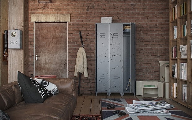 Mieszkanie w industrialny stylu - 47 m2; proj. Nordes Design Group mieszkanie w stylu loft, mieszkanie loft, kawalerka loft, mieszkanie w industrialnym stylu, małe mieszkanie