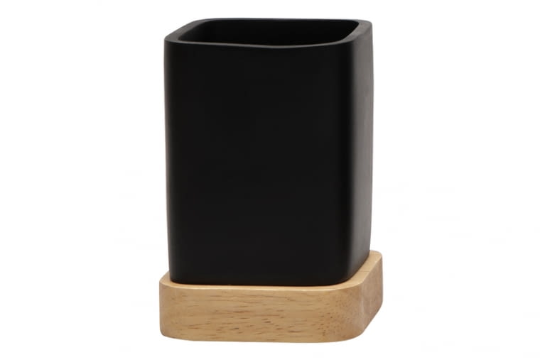 Kubek łazienkowy czarny WOOD 24,90 zl Kubek łazienkowy czarny WOOD 24,90 zl