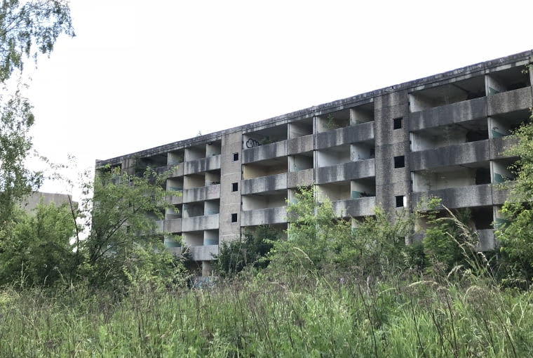 Kłomino - opuszczone bloki