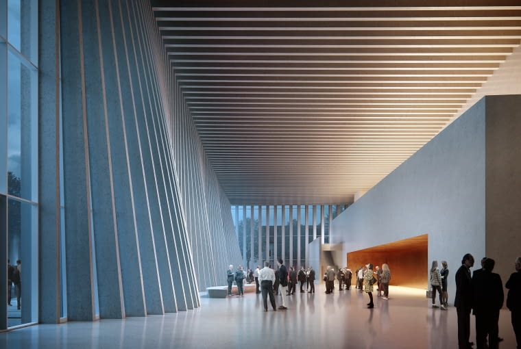 Nowa sala koncerowa w Płocku. Proj. plus3-architekci