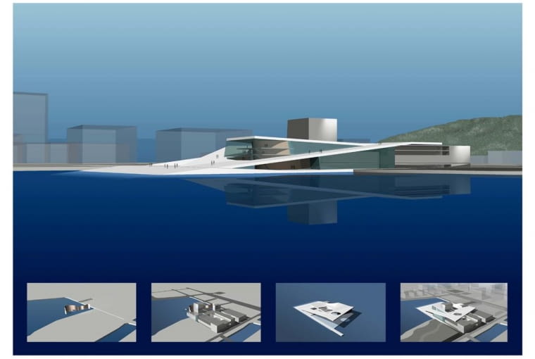 Gmach Norweskiej Narodowej Opery i Baletu w Oslo zaprojektowany przez pracownię architektoniczną Snohetta. konkurs, norwegia, snohetta, nagroda, mies van der rohe award, opera,