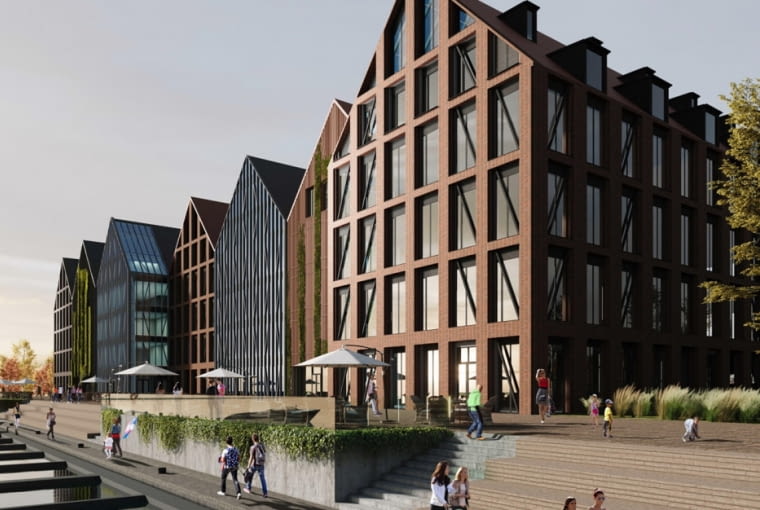 Porta Mare w Elblągu. Proj. Pas Projekt