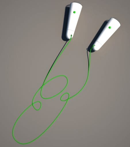 Lolliled czyli skakanka - latarka design, projektanci, dziecko, oświetlenie