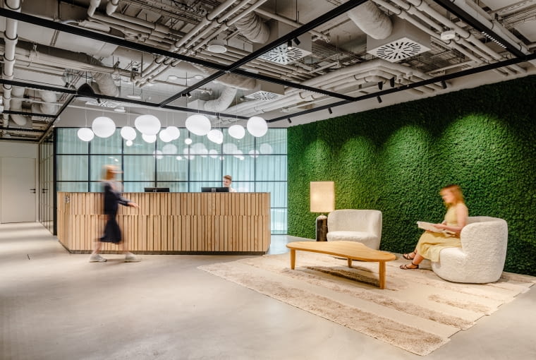 Warszawskie biuro banku SEB. Proj. Colliers Define