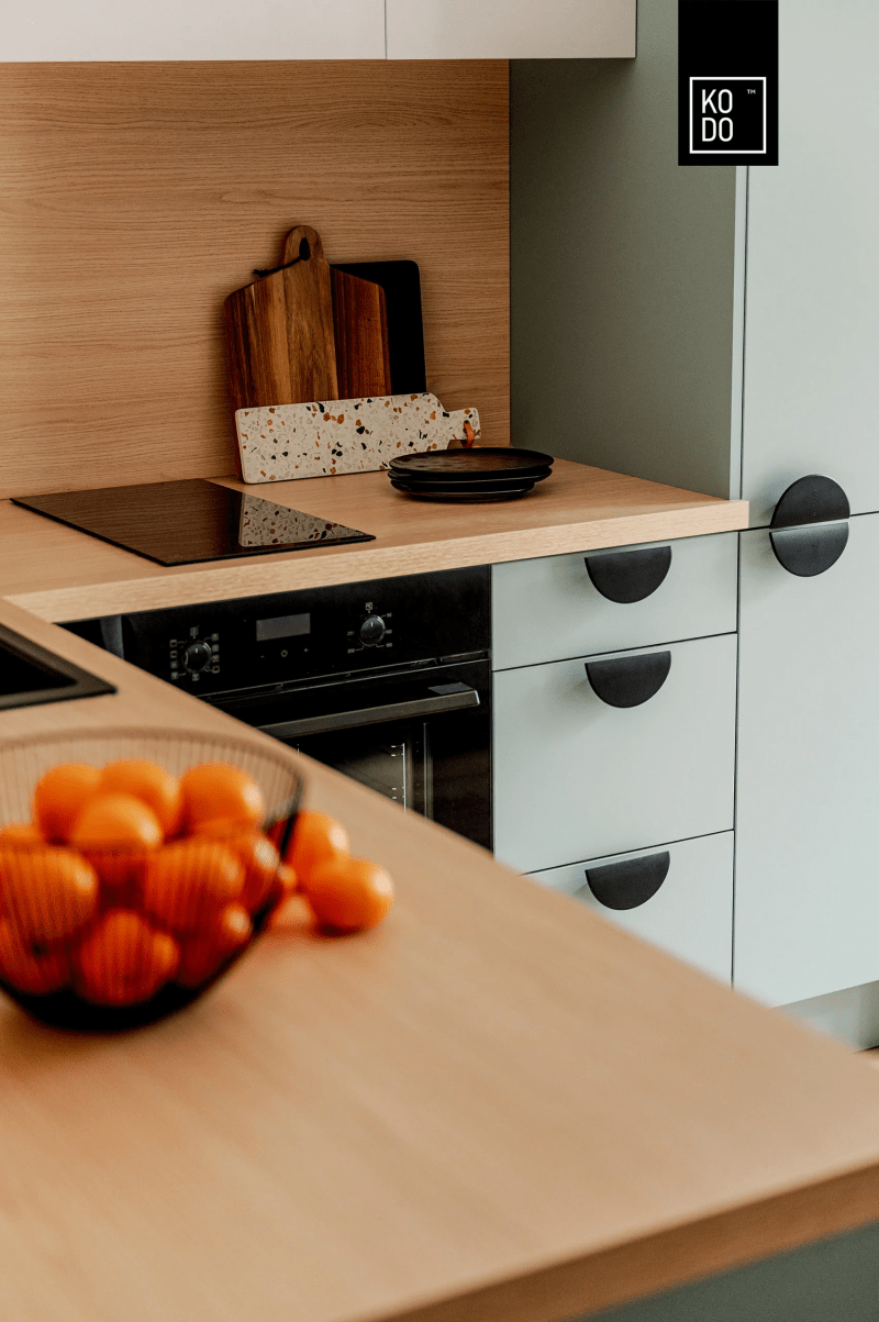 Nowoczesne małe mieszkanie w kolorach