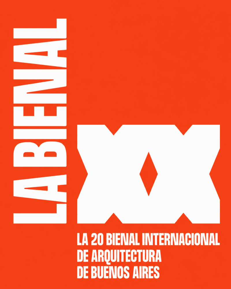 Plakat promujący Biennale Architektury w Buenos Aires Plakat promujący Biennale Architektury w Buenos Aires
