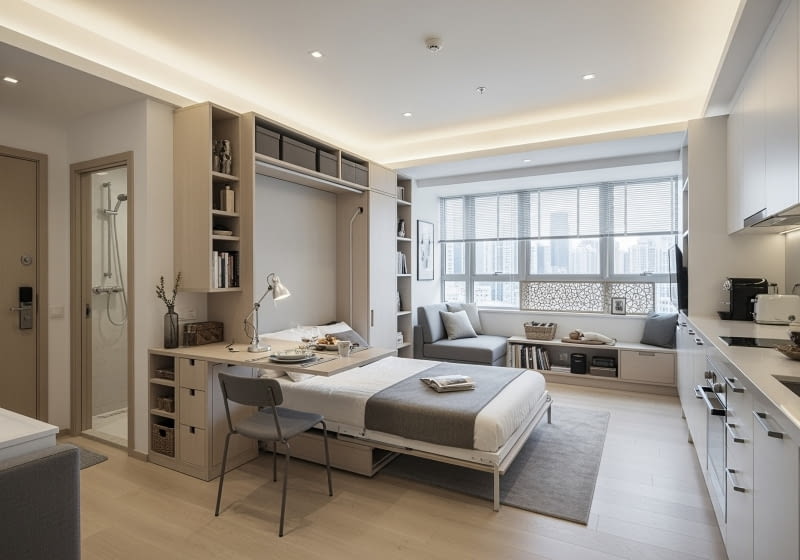 Jasne i przytulne niewielkie mieszkanie