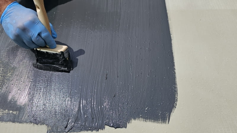 Nakładanie papy na beton Nakładanie papy na beton