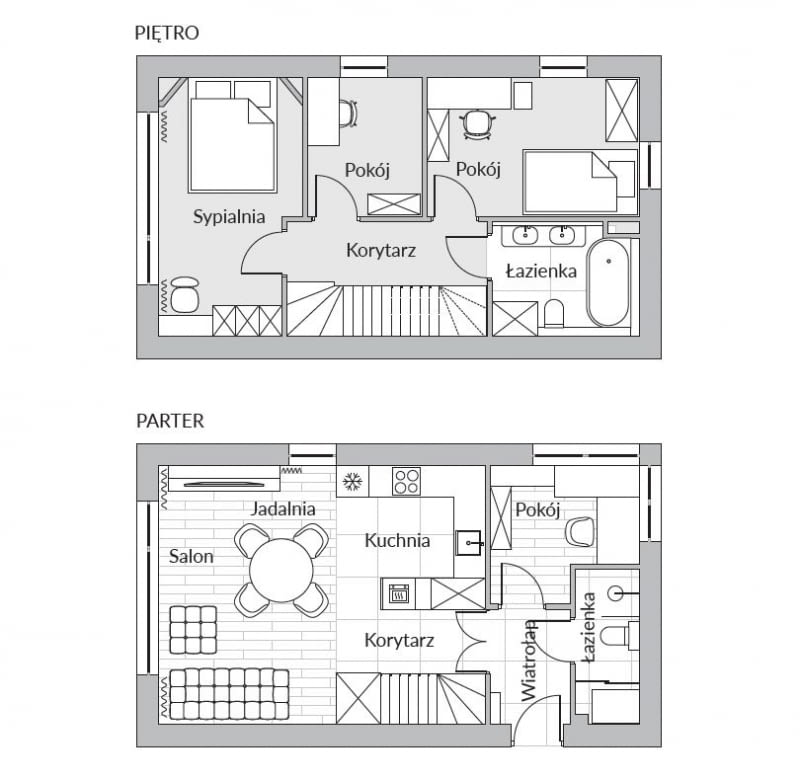 Plan domu 93 m kw. Plan domu 93 m kw.