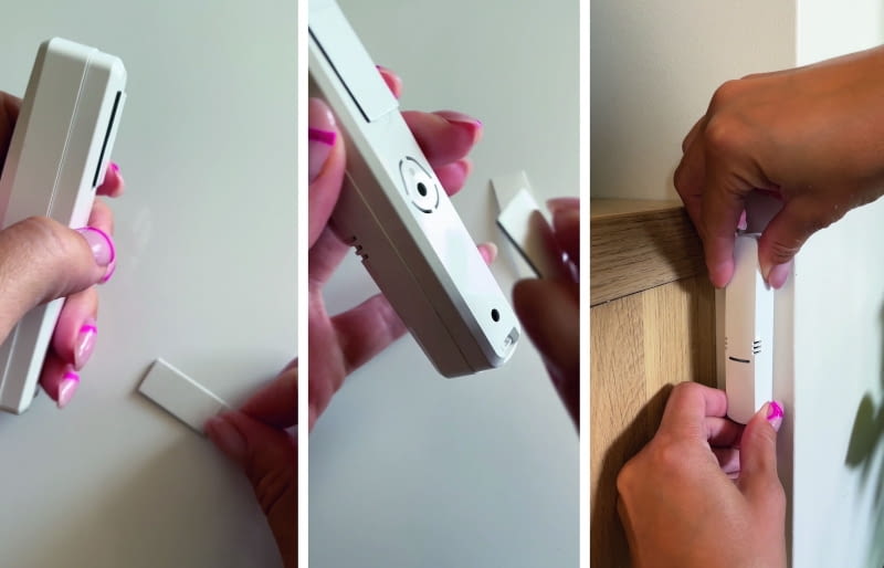 Bezprzewodowy system smart home umożliwia także łatwe przenoszenie elementów bez wiercenia i uszkodzeń ścian. Dzięki temu sprawdza się zwłaszcza przy zmianie układu lub funkcji pomieszczeń Bezprzewodowy system smart home umożliwia także łatwe przenoszenie elementów bez wiercenia i uszkodzeń ścian. Dzięki temu sprawdza się zwłaszcza przy zmianie układu lub funkcji pomieszczeń