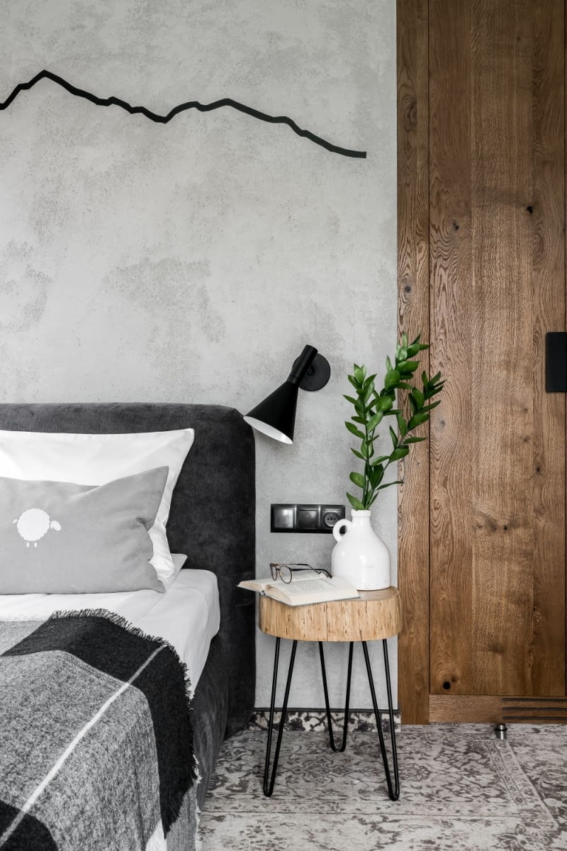 Sypialnia w stylu scandi