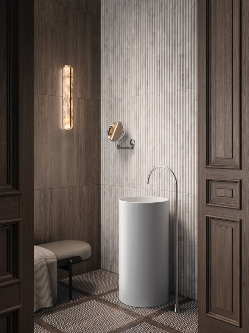 Kolekcja płytek ze wzorem kamienia oraz drewna w ciepłym odcieniu to nowoczesna interpretacja przestrzeni, w której dekoracyjność staje się funkcjonalna, a forma zyskuje subtelny wyraz. Kolekcja płytek ze wzorem kamienia oraz drewna w ciepłym odcieniu to nowoczesna interpretacja przestrzeni, w której dekoracyjność staje się funkcjonalna, a forma zyskuje subtelny wyraz.