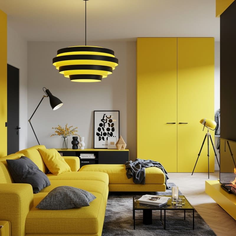 Żółty salon – inspiracje i pomysły na aranżację pełną światła Żółty salon – inspiracje i pomysły na aranżację pełną światła
