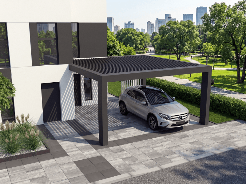 Nowoczesna architektura lubi minimalizm - stonowane kolory i proste wzory Nawierzchnie
