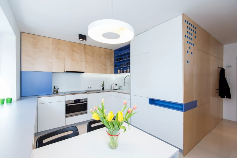 Kolorowa zabudowa meblowa Kolorowa zabudowa meblowa