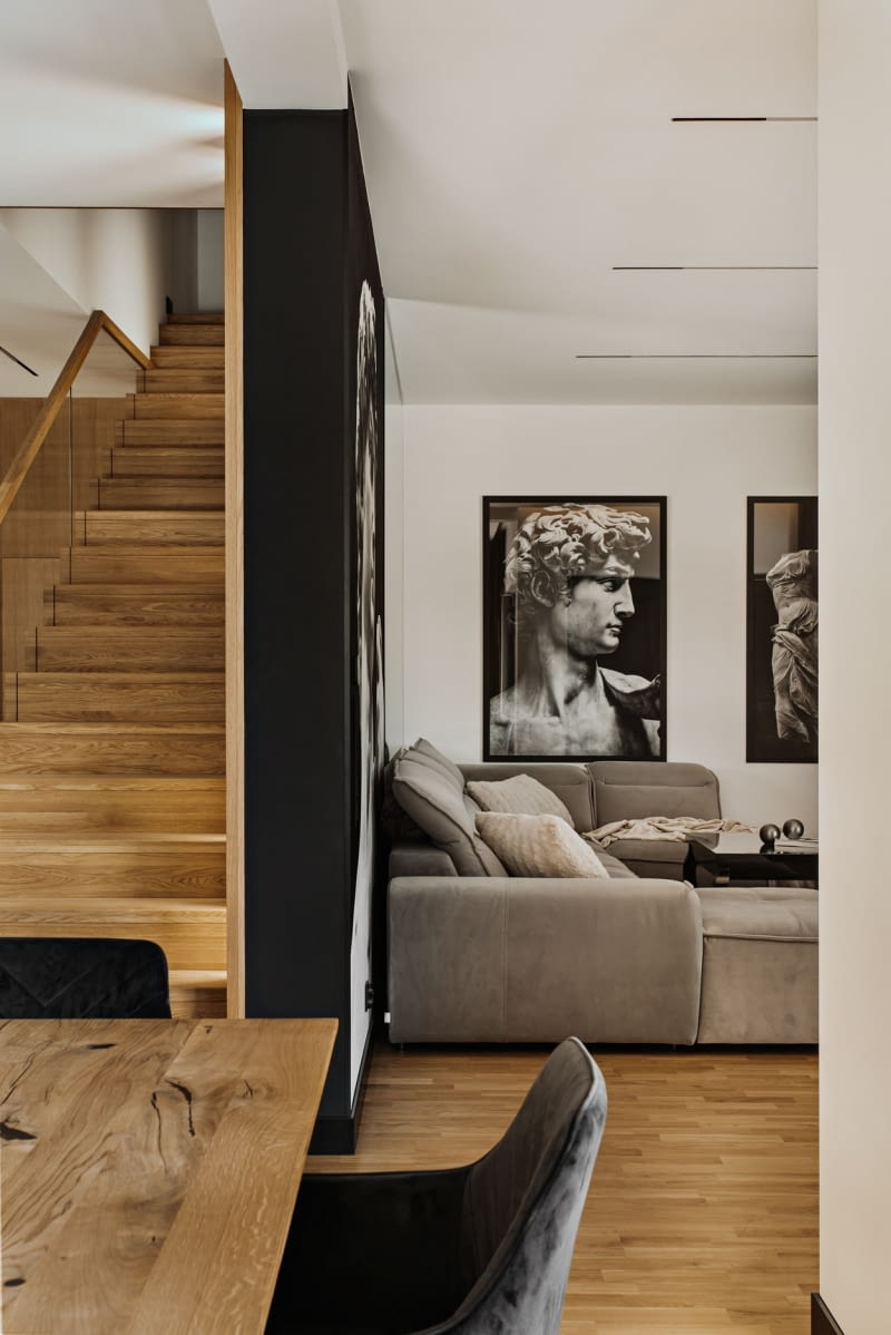 Wnętrza domu w Katowicach - realizacja pracowni AVO Architekci