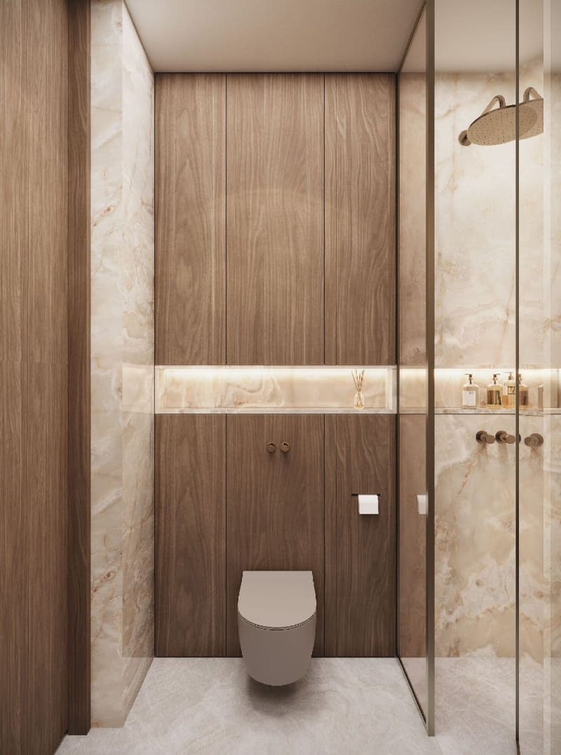 Dom nad jeziorem wpisany w pejzaż