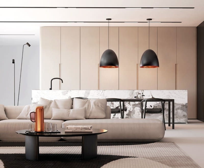 Mieszkanie fanów minimalizmu Mieszkanie fanów minimalizmu