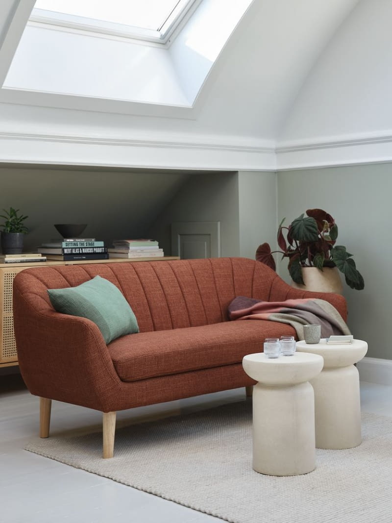 Kanapa EGEDAL 2,5-miejscowa terakota tkanina Kanapa EGEDAL 2,5-miejscowa terakota tkanina