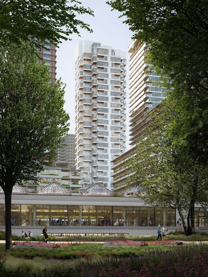Towarowa 22 - Motion Tower. Proj. JEMS Architekci Towarowa 22 - Motion Tower. Proj. JEMS Architekci