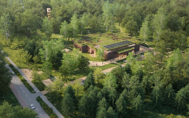 Xylopolis - Centrum Sztuki i Nauki o Drewnie w Hajnówce. Proj. WXCA Xylopolis - Centrum Sztuki i Nauki o Drewnie w Hajnówce. Proj. WXCA