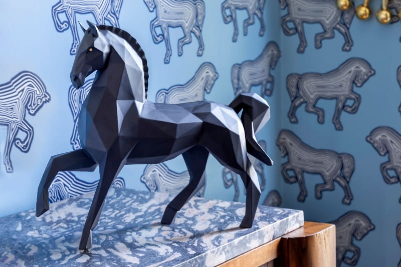 Lladró, figura Koń Origami