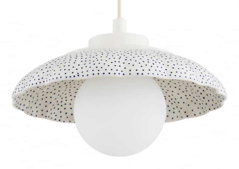 Bolesławiec – muszla kulka, ceramika Bolesławiec, 28 x 101,5 cm, 1490 zł, sklep.argon-lampy.pl