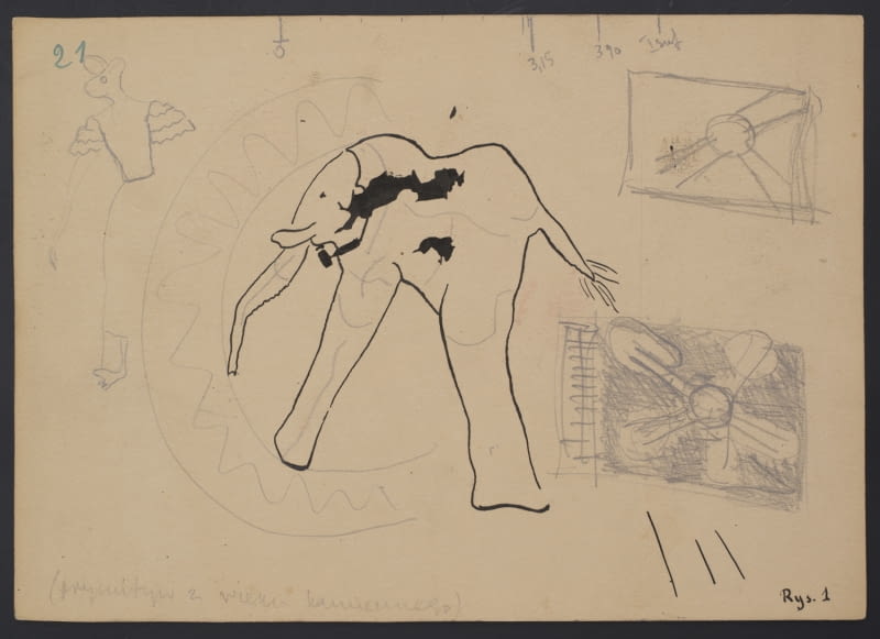 Władysław Strzemiński, Rysunek do Teorii Widzenia, 1947-1951, Muzeum Sztuki w Łodzi Władysław Strzemiński, Rysunek do Teorii Widzenia, 1947-1951, Muzeum Sztuki w Łodzi