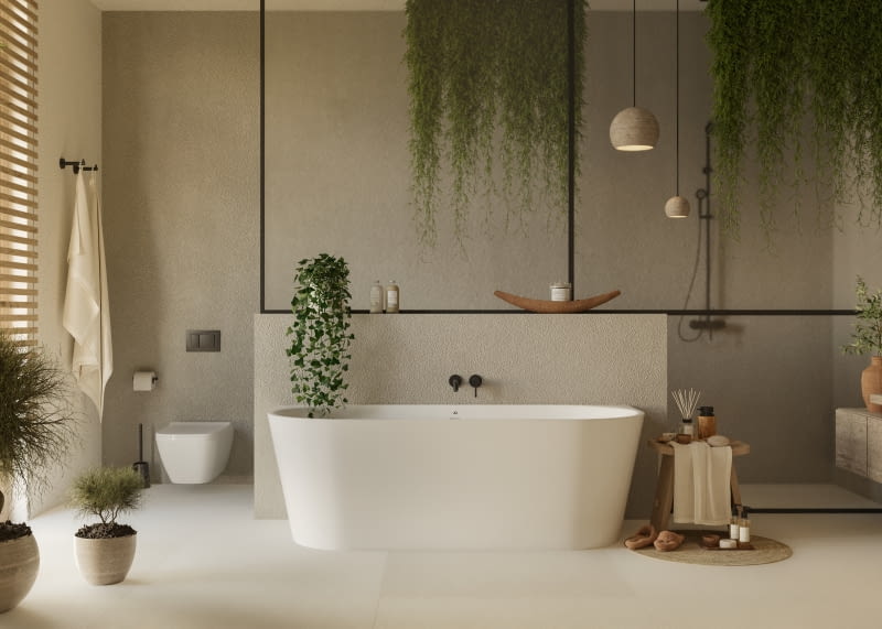 Do wnętrza inspirowanego przyrodą możemy wprowadzić elementy, które jeszcze bardziej pozwolą poczuć się blisko natury. Najprostszym na to sposobem są rośliny.