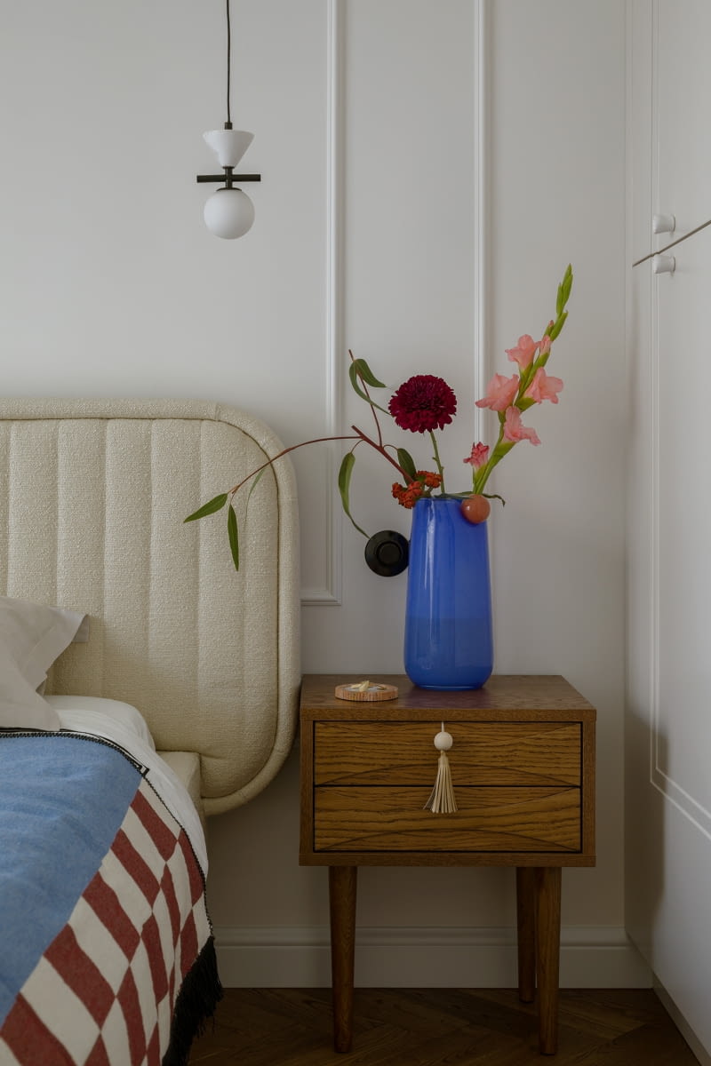 Mieszkanie, na warszawskiej Woli, które czaruje formą i kolorem Mieszkanie, na warszawskiej Woli, które czaruje formą i kolorem