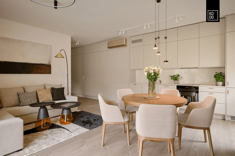 Apartament, który łączy elegancję z funkcjonalnością