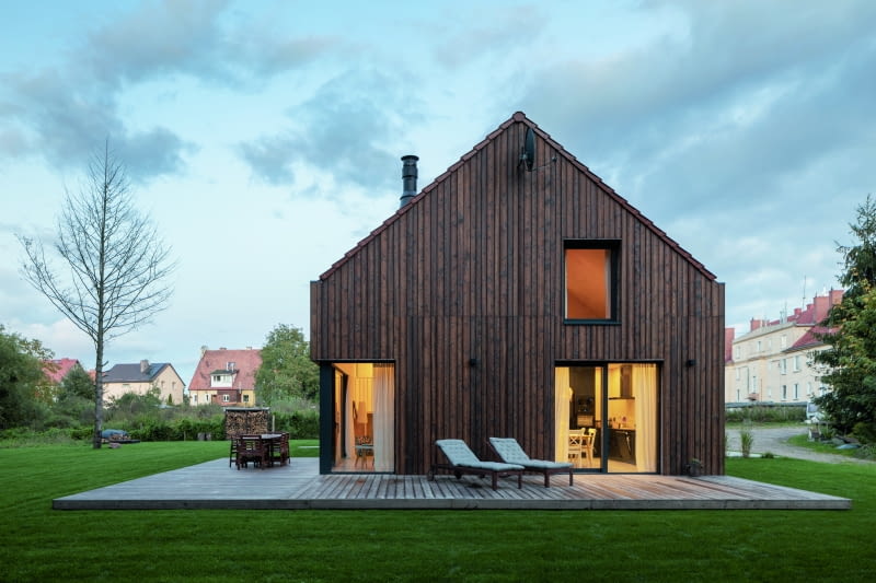 Elewacja  hartowana ogniem