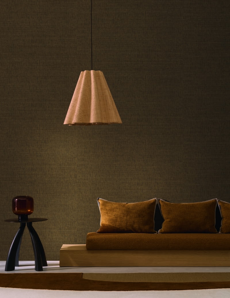 Kolekcja tapet Tressora Casamance odwzorowuje tradycyjne sploty włókien tkanych przez rzemieślników Azji Południowo-Wschodniej. Do kupienia w tapetujemy.pl.