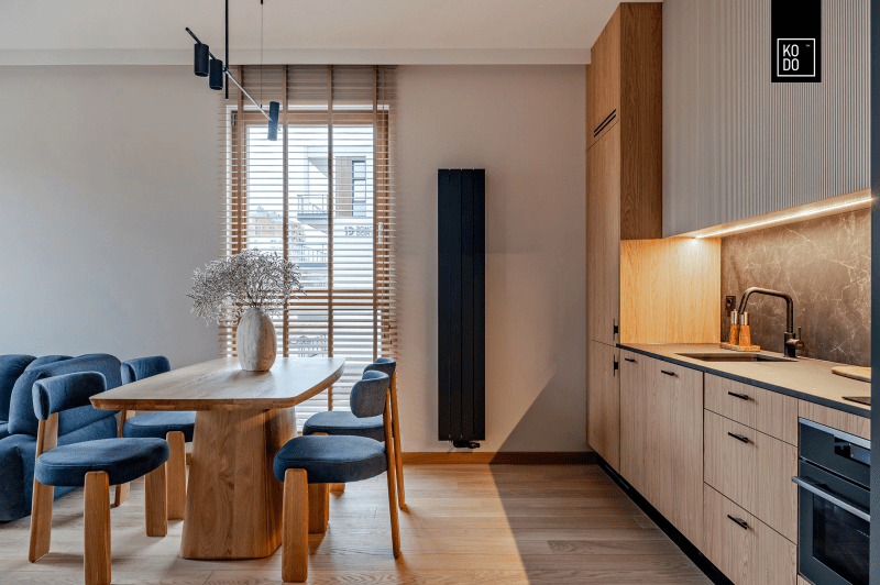 Stylowe małe mieszkanie z elementami Orientu