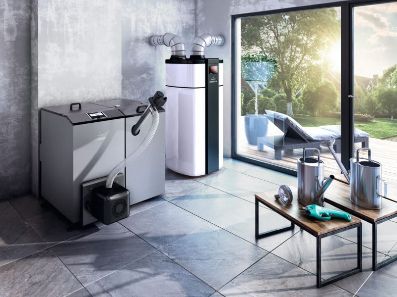 Wiele kotłów na pelety ma wbudowany system autodiagnostyki, który wyświetla informacje  o braku paliwa czy konieczności wyczyszczenia wymiennika ciepła lub palnika