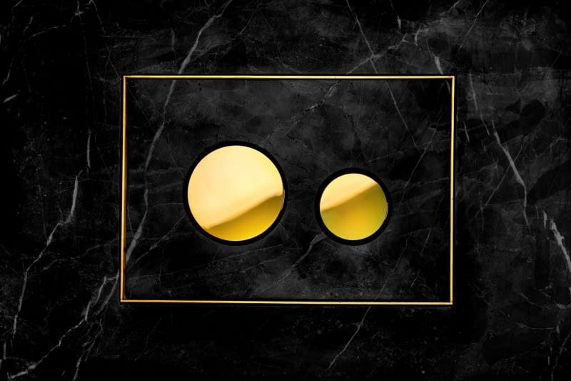 TECEloop złote przyciski i ramka