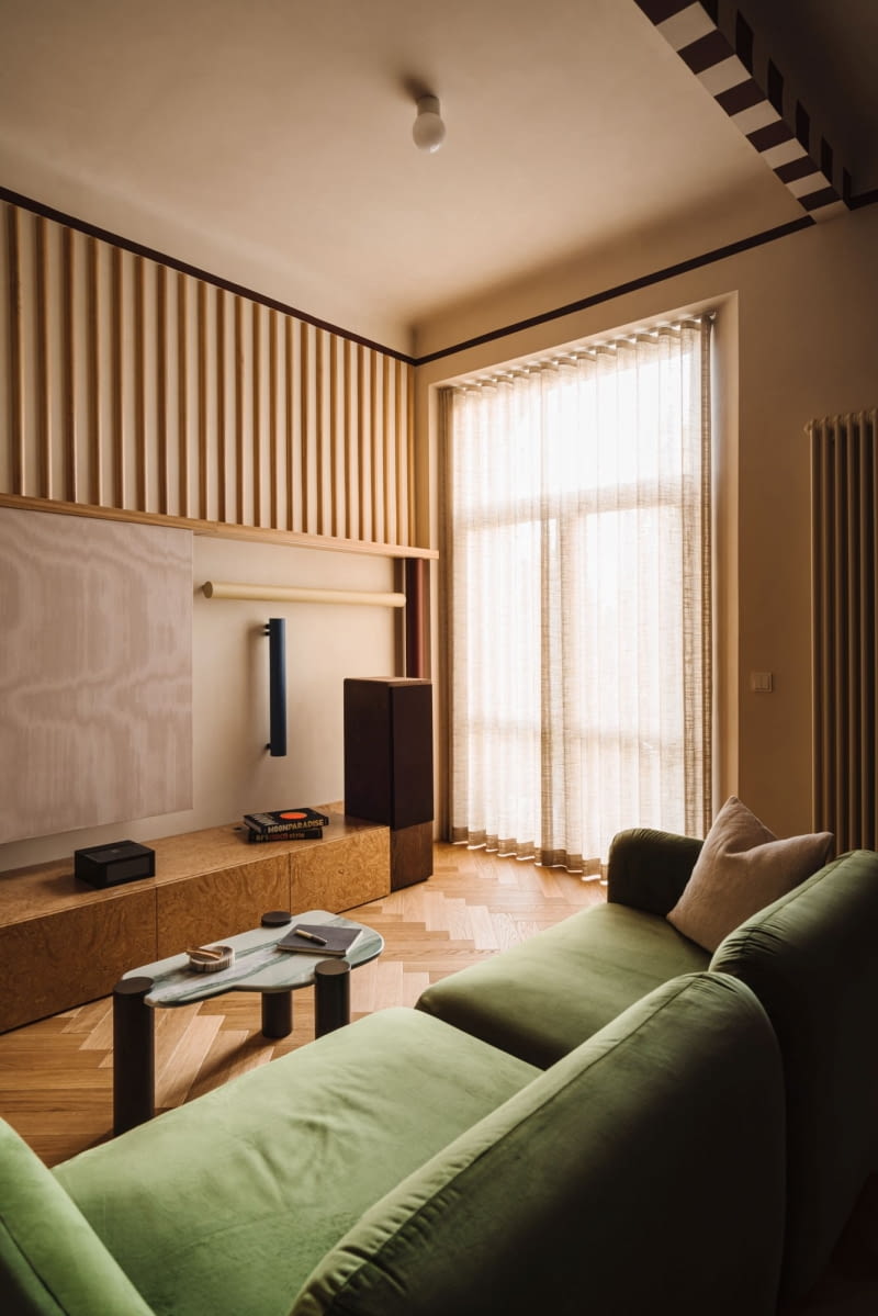 Mieszkanie w kamienicy na Starym Mokotowie Mieszkanie w kamienicy na Starym Mokotowie