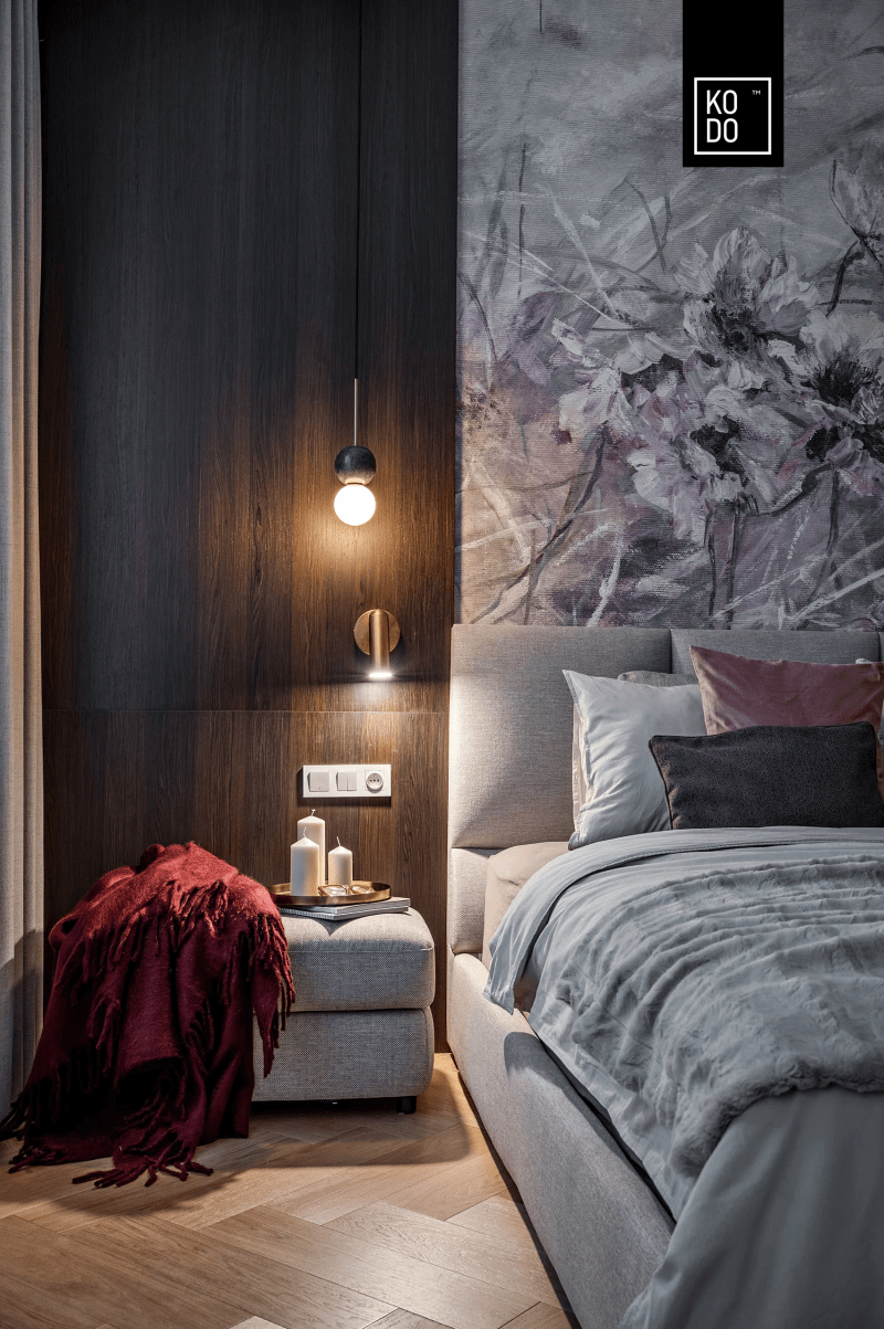 Harmonia inspirowana naturą: 90-metrowe mieszkanie w Warszawie