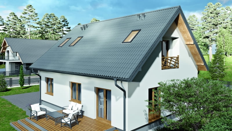 Blachodachówki modułowe dostępne są w różnych powłokach ochronnych, które łączą ochronę przed korozją, uszkodzeniami mechanicznymi oraz zmianą koloru powodowaną przez promieniowanie UV