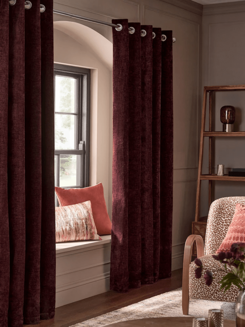 Burgundy Red Blackout