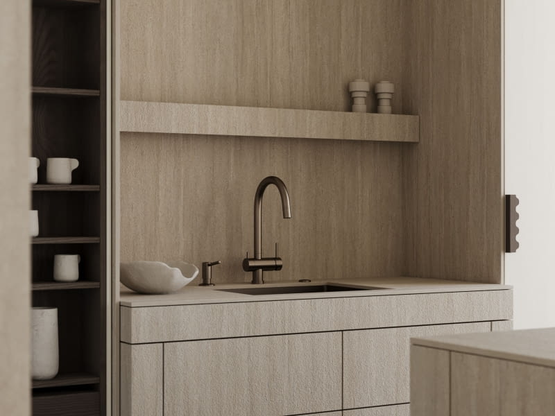 Cienki blat Compact Trawertyn Lino PK9064