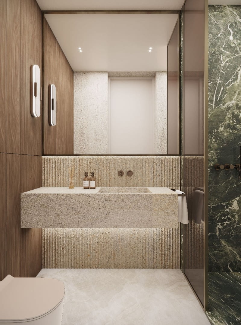 Dom nad jeziorem wpisany w pejzaż