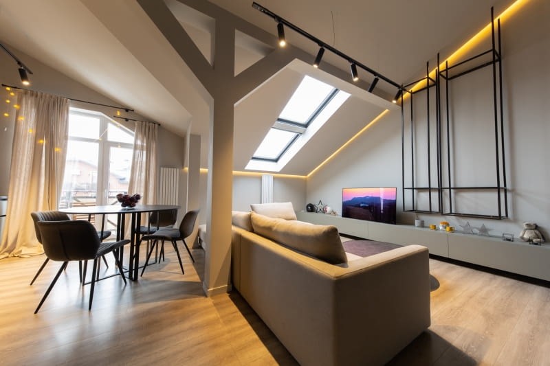 Mieszkanie ze skosami