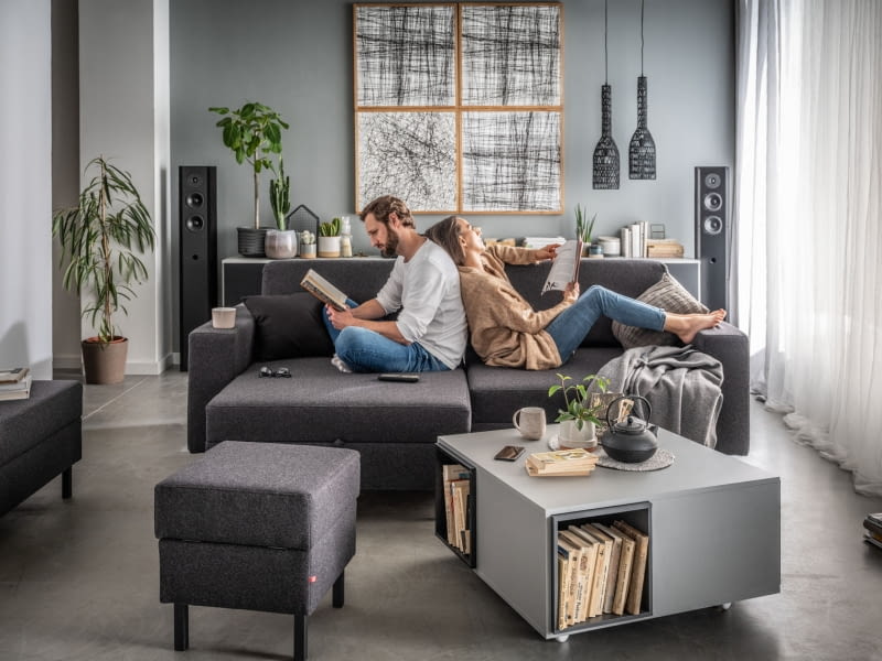 Sofa z 2 pojemnikami Slide Sofa z 2 pojemnikami Slide